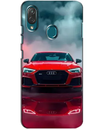 Чехол для ZTE Blade V10 Vita с картинкой «Audi RS — красный стиль»