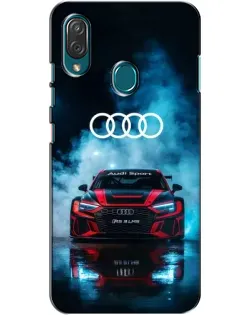 Чехол для ZTE Blade V10 Vita с картинкой «Audi Sport — неон»