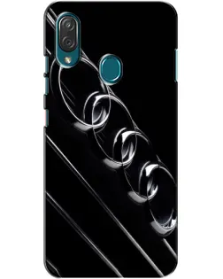 Чехол для ZTE Blade V10 Vita с картинкой «Audi — абстрактные кольца»