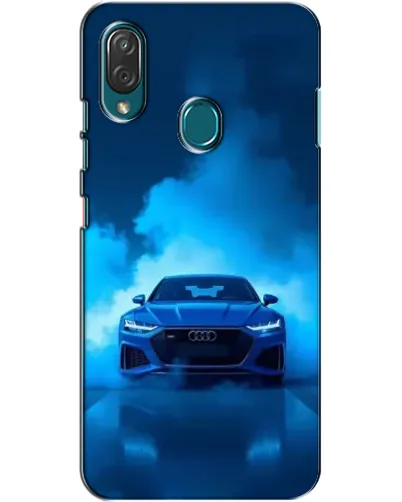 Чехол для ZTE Blade V10 Vita с картинкой «Audi — голубая энергия»