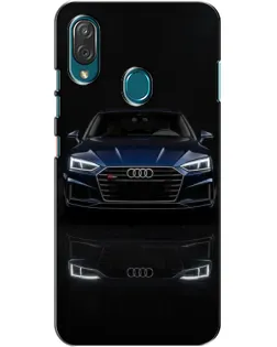 Чехол для ZTE Blade V10 Vita с картинкой «Audi — ночное отражение»