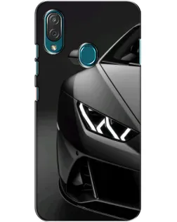 Чехол для ZTE Blade V10 Vita с картинкой «Lamborghini фары детализация»