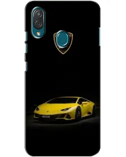 Чехол для ZTE Blade V10 Vita с картинкой «Lamborghini желтый акцент»
