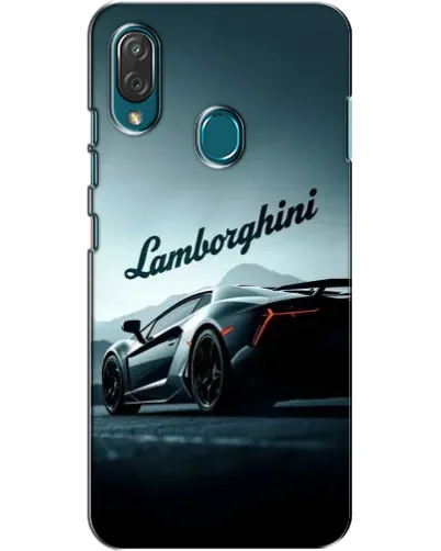 Чехол для ZTE Blade V10 Vita с картинкой «Классическая надпись Lamborghini»