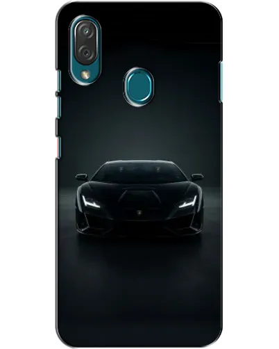 Чехол для ZTE Blade V10 Vita с картинкой «Черный Lamborghini Aventador»