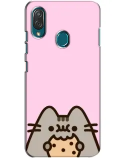 Чохол для ZTE Blade V10 Vita з картинкою «Pusheen та печиво»