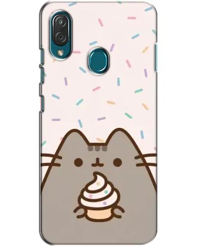 Чехол для ZTE Blade V10 Vita с картинкой «Пушин с кексом»