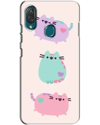 Чехол для ZTE Blade V10 Vita с картинкой «Pusheen трио»