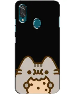 Чехол для ZTE Blade V10 Vita с картинкой «Пушин на черном»