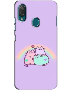 Чехол для ZTE Blade V10 Vita с картинкой «Радужные Пушины»