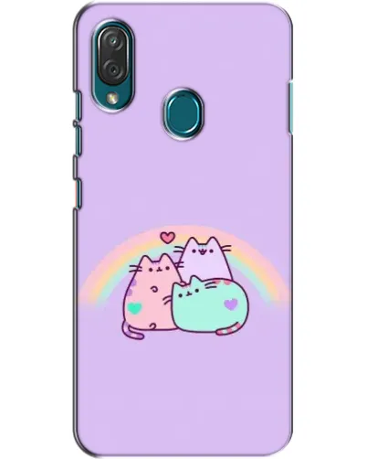 Чехол для ZTE Blade V10 Vita с картинкой «Радужные Пушины»