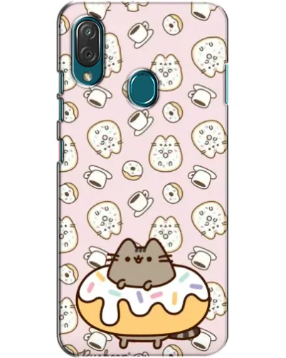 Чехол для ZTE Blade V10 Vita с картинкой «Пушин на пончике»