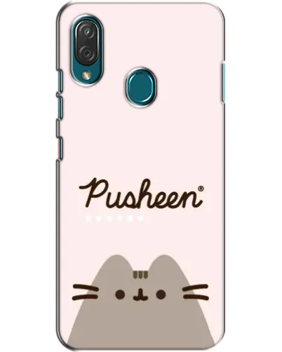 Чехол для ZTE Blade V10 Vita с картинкой «Pusheen логотип»