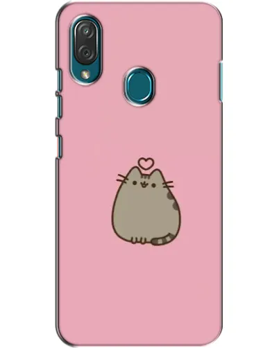 Чехол для ZTE Blade V10 Vita с картинкой «Pusheen сердце»
