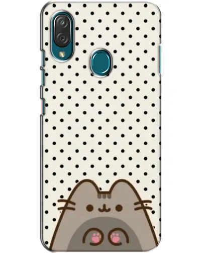Чехол для ZTE Blade V10 Vita с картинкой «Пушин в горошек»