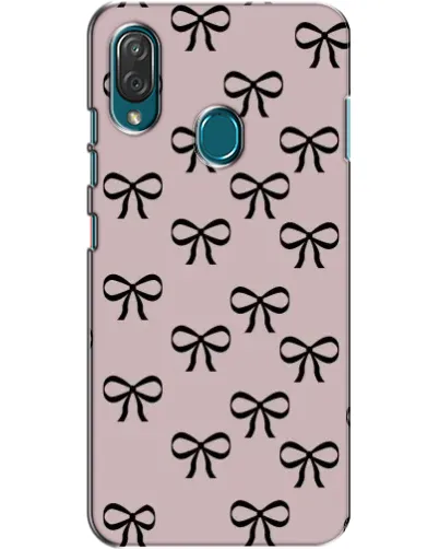 Чехол для ZTE Blade V10 Vita с картинкой «Черные бантики»