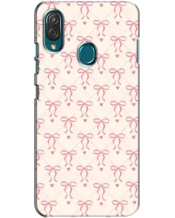 Чехол для ZTE Blade V10 Vita с картинкой «Розовые бантики Coquette»