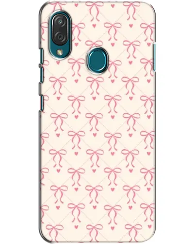 Чехол для ZTE Blade V10 Vita с картинкой «Розовые бантики Coquette»