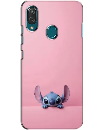 Чехол для ZTE Blade V10 Vita с картинкой «Stitch выглядывает»