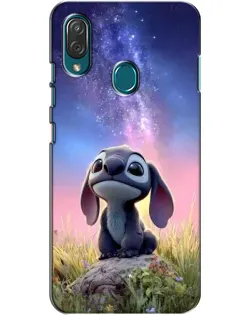 Чехол для ZTE Blade V10 Vita с картинкой «Стич на рассвете»