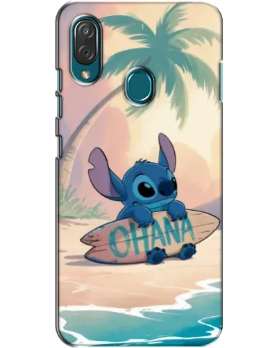 Чехол для ZTE Blade V10 Vita с картинкой «Стич на серфе»