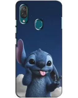 Чехол для ZTE Blade V10 Vita с картинкой «Стич в облаках»