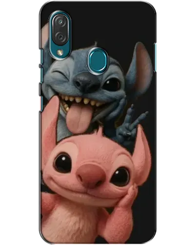 Чехол для ZTE Blade V10 Vita с картинкой «Стич и Ангел»