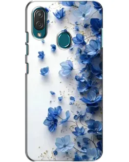 Чехол для ZTE Blade V10 Vita с картинкой «Голубой цветочный каскад» Чехол для ZTE Blade V10 Vita с картинкой «Голубой цветочный каскад»