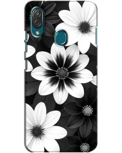 Чехол для ZTE Blade V10 Vita с картинкой «Монохромные астры» Чехол для ZTE Blade V10 Vita с картинкой «Монохромные астры»