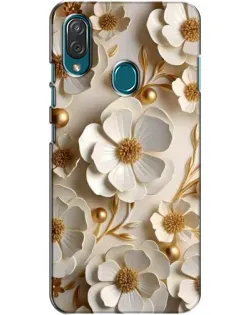 Чехол для ZTE Blade V10 Vita с картинкой «Белие бумажние цвети» Чехол для ZTE Blade V10 Vita с картинкой «Белие бумажние цвети»