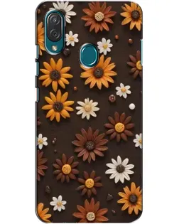 Чехол для ZTE Blade V10 Vita с картинкой «Узор из маленьких подсолнухов» Чехол для ZTE Blade V10 Vita с картинкой «Узор из маленьких подсолнухов»