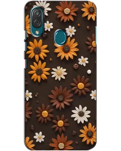 Чехол для ZTE Blade V10 Vita с картинкой «Узор из маленьких подсолнухов» Чехол для ZTE Blade V10 Vita с картинкой «Узор из маленьких подсолнухов»