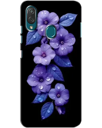 Чехол для ZTE Blade V10 Vita с картинкой «Фиолетовые цветы с росою» Чехол для ZTE Blade V10 Vita с картинкой «Фиолетовые цветы с росою»