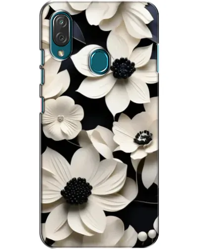Чехол для ZTE Blade V10 Vita с картинкой «Объемные белые цветы» Чехол для ZTE Blade V10 Vita с картинкой «Объемные белые цветы»
