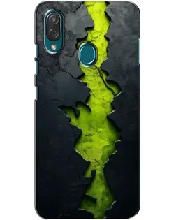 Чехол для ZTE Blade V10 Vita с картинкой «Салатовый разлом скалы» Чехол для ZTE Blade V10 Vita с картинкой «Салатовый разлом скалы»