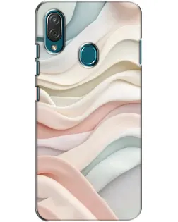 Чехол для ZTE Blade V10 Vita с картинкой «Пастельные нежные волны»