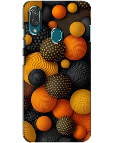 Чехол для ZTE Blade V10 Vita с картинкой «Объемные оранжевые сферы» Чехол для ZTE Blade V10 Vita с картинкой «Объемные оранжевые сферы»