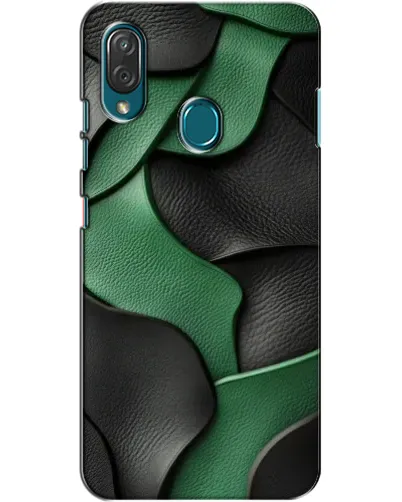 Чехол для ZTE Blade V10 Vita с картинкой «Зеленые кожаные волны» Чехол для ZTE Blade V10 Vita с картинкой «Зеленые кожаные волны»