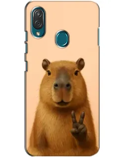 Чехол для ZTE Blade V10 Vita с картинкой «Капибара виктория»