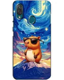 Чехол для ZTE Blade V10 Vita с картинкой «Капибара Ван Гога»