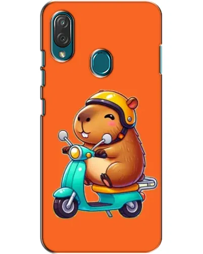 Чехол для ZTE Blade V10 Vita с картинкой «Капибара на скутере» Чехол для ZTE Blade V10 Vita с картинкой «Капибара на скутере»