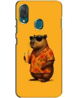 Чехол для ZTE Blade V10 Vita с картинкой «Капибара на отдыхе»
