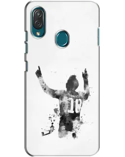 Чехол для ZTE Blade V10 Vita с картинкой «Черно-белый силуэт Месси» Чехол для ZTE Blade V10 Vita с картинкой «Черно-белый силуэт Месси»
