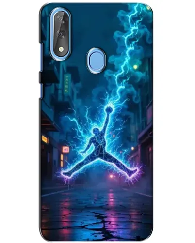 Чехол для ZTE Blade V10 с картинкой «Jordan Gold Jumpman»
