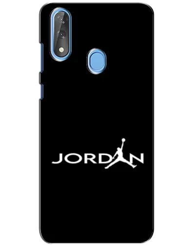 Чехол для ZTE Blade V10 с картинкой «Jordan White Logo»