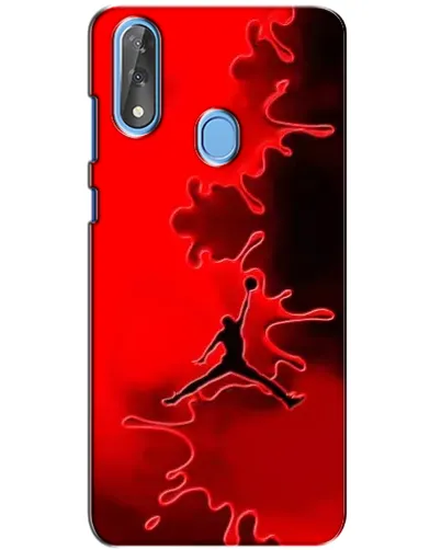 Чехол для ZTE Blade V10 с картинкой «Jordan Red Smoke»