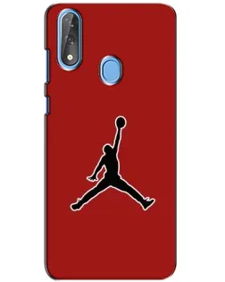 Чехол для ZTE Blade V10 с картинкой «Jordan Red Back»