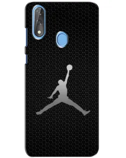 Чехол для ZTE Blade V10 с картинкой «Jordan Dark Carbon»