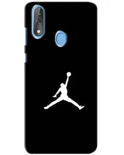 Чехол для ZTE Blade V10 с картинкой «Jordan Silhouette»