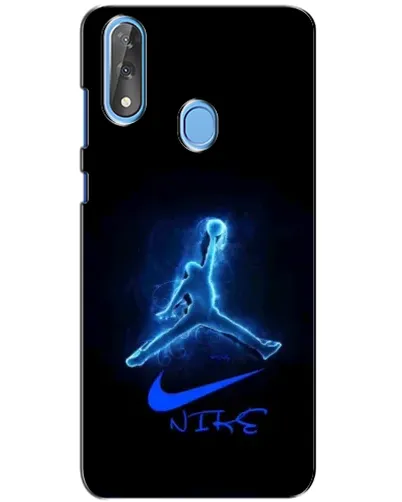 Чехол для ZTE Blade V10 с картинкой «Jordan Neon Blue»